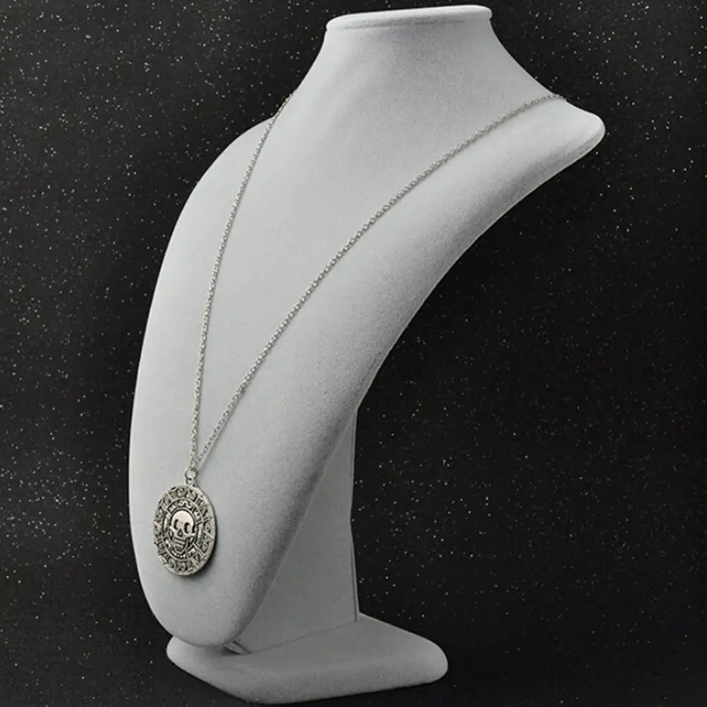 Ожерелье из фильма Пираты Карибского моря винтажная Золотая ацтекская монета