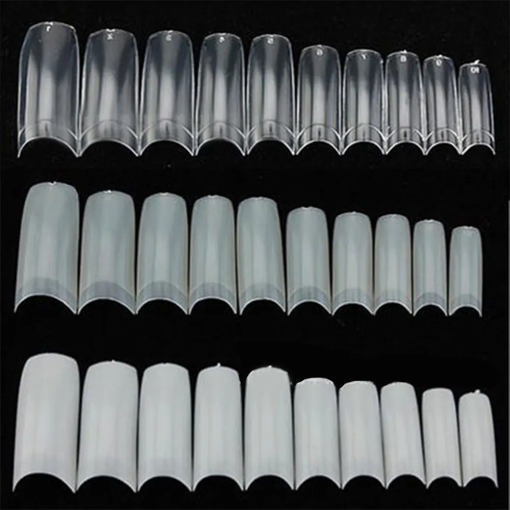 Накладки для ногтей из синтетической смолы 10 размеров 500 шт.|Накладные ногти| |