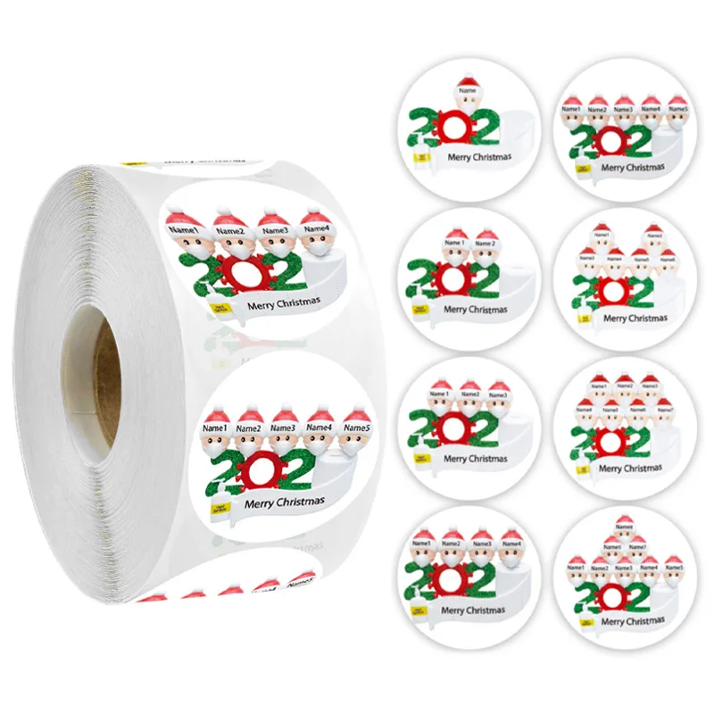 Роман и смешное лицо маска Снеговик Туалет Бумага Счастливого Рождества живых