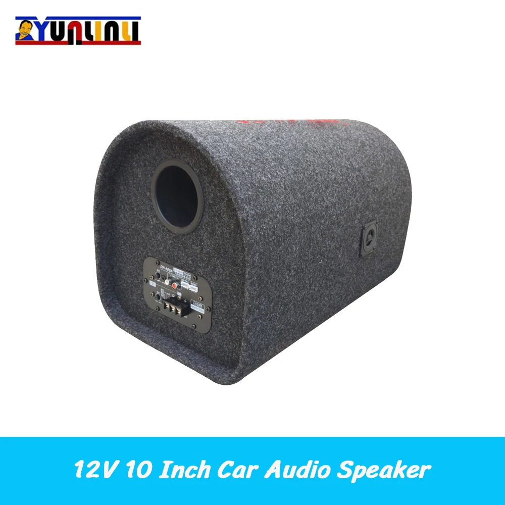 

12V 10 Inches Car Audio Subwoofer Volume Amplifier Car Side Audio Speaker Tunnel Type Car Speaker