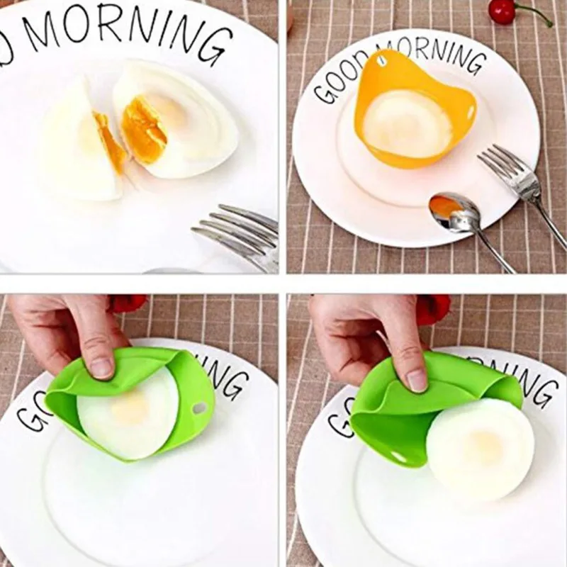 

4PCS/8PCS/12PCS/16PCS Kitchen Accessories Silicone Egg Poacher Poaching Pods Pan Mould Cooking Kitchen Tools Accessories