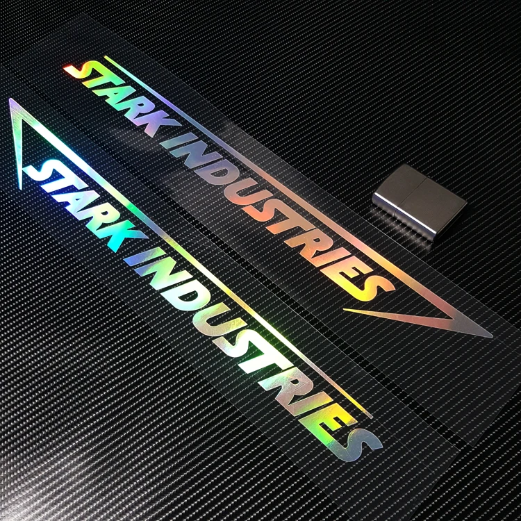 1 пара стайлинга автомобилей виниловая лента герой Железный Человек мотоцикл