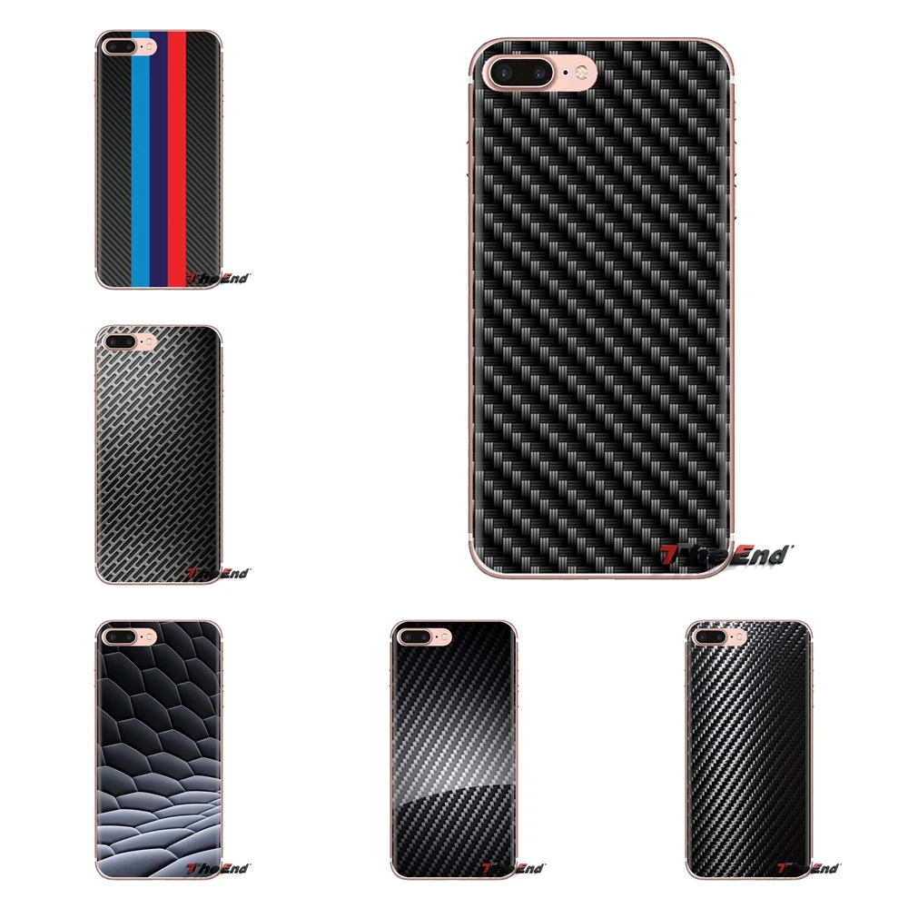 Силиконовый чехол для телефона из углеродного волокна iPhone XS Max XR X 4 4s 5 5S 5C SE 6 6S 7 8 Plus