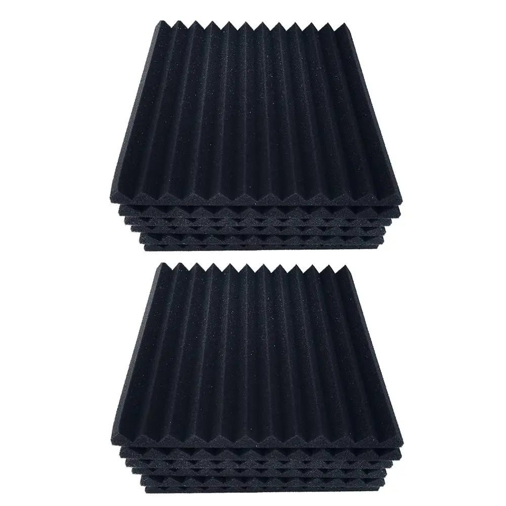 6/12 шт эластичность Звукопоглощающая губка Шум снижение хлопок стены