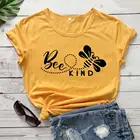 Футболка женская с рисунком пчелы, модная смешная хипстерская рубашка с рисунком пчелы, христианская Библия, Крещение, Повседневная футболка из чистого хлопка, Молодежный подарок