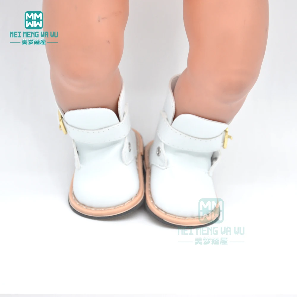 Модная фиолетовая искусственная обувь для кукол подходит кукол-новорожденных 43