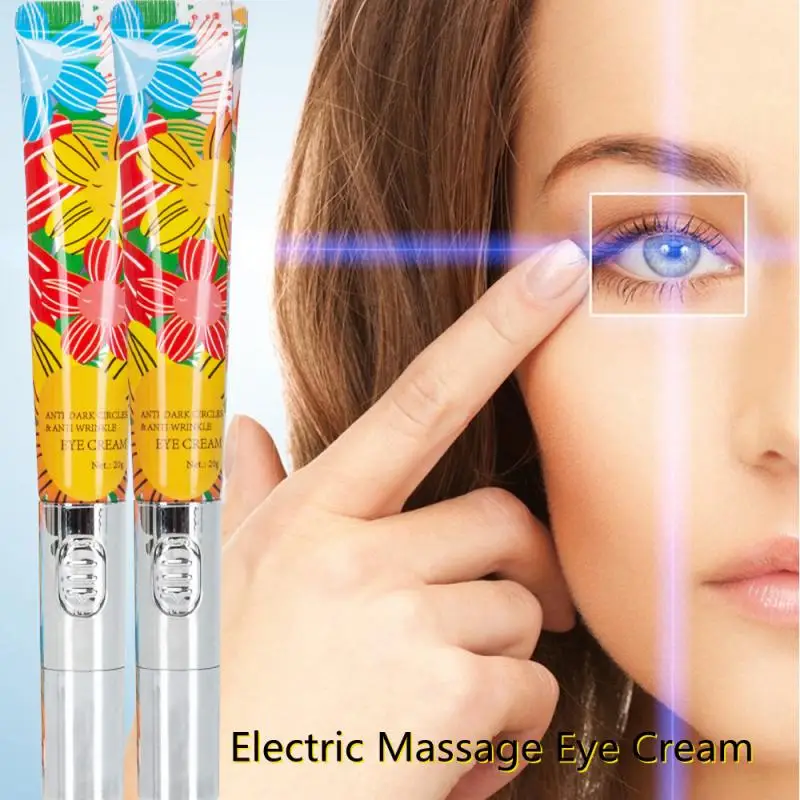 

20ml Eye Creams Anti-dark Circles Anti-wrinkle Electric Massage Eye Cream Moisturizing Firming Reduce Fine Lines Skin Care