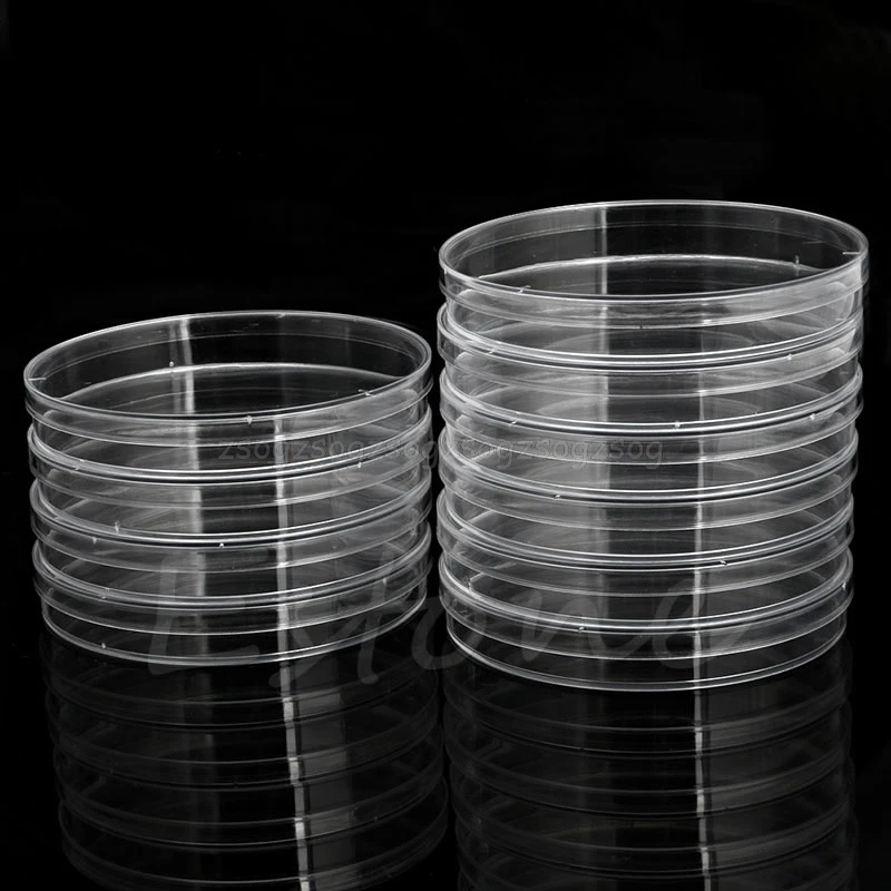 Биологические стерильные пластиковые тарелки Петри для бактерий дрожжевые Au13 19 1