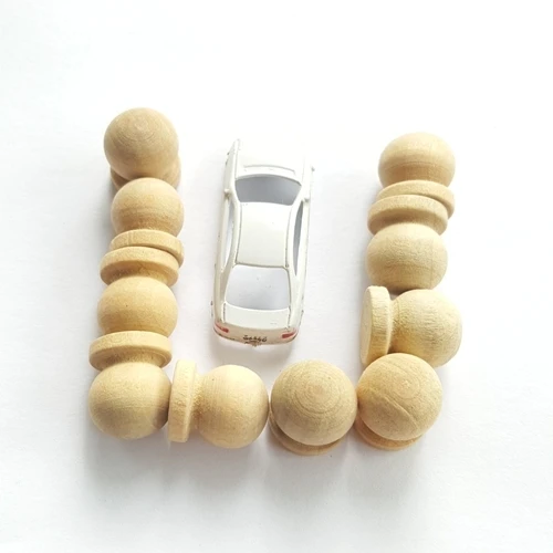 110 шт. деревянные ручки диаметром 1 45 см | Мебель