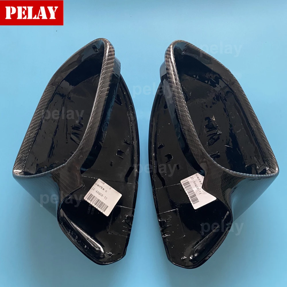 

For Audi Q5 8R Q7 4L SQ5 Real Carbon Fiber Side Mirror Cover Caps 2009 2010 2011 2012 2013 2014 2015 2016 Replacement Style
