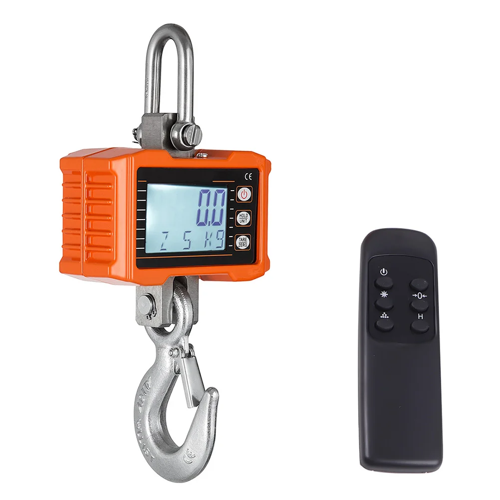 

1 Set 0.3T Wireless Crane Scale Lightweight Hook Scale Electronic Scale