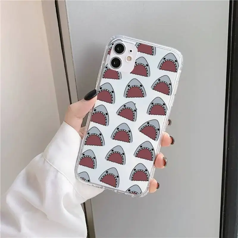 

Cartoons animal Rabbit Dinosaur Dog Phone Case Transparent for iPhone 11 12 mini pro XS MAX 8 7 6 6S Plus X 5S SE 2020 XR