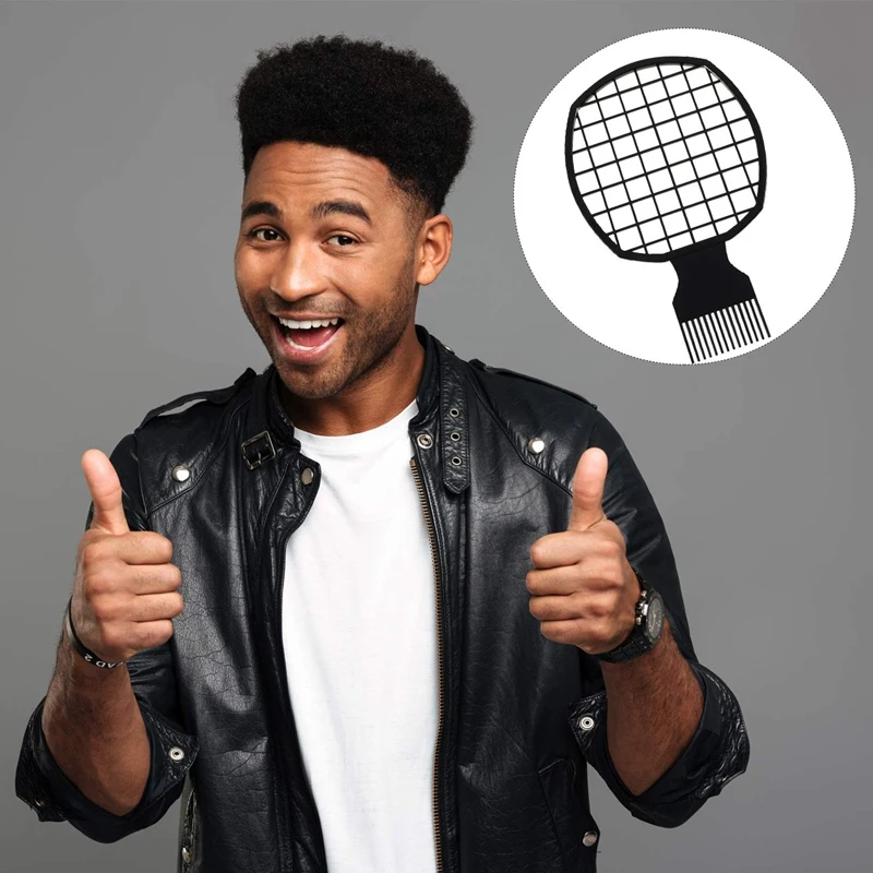 4 шт. гребень для завивки афро завивка спирали волос инструмент мужчин кудрявые