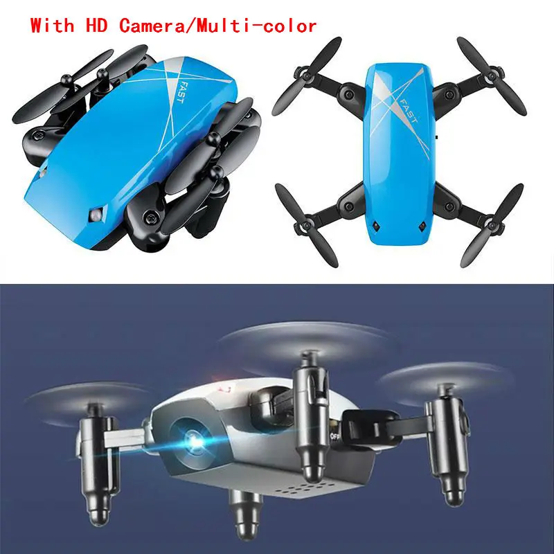 S9 мини Дрон с камерой складной высоты удерживающий вертолет WiFi FPV RC Квадрокоптер Микро Карманный игрушечный Дрон для детей Подарки