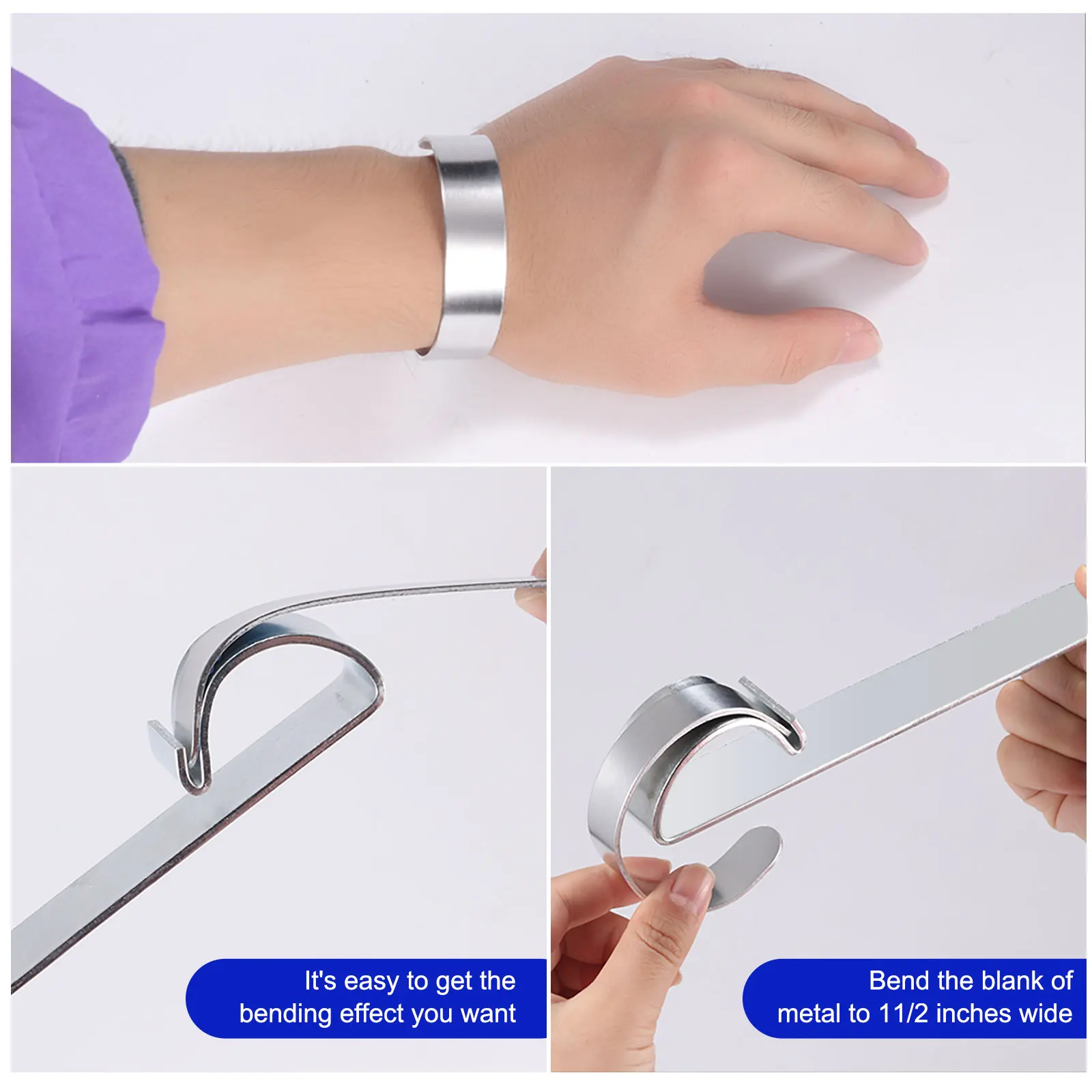 

Professional Silver Practical Bracelet Bending Bar Bracelet Bending Supply Tool Necklace Jewelry Accessories DIY Bracelet Making