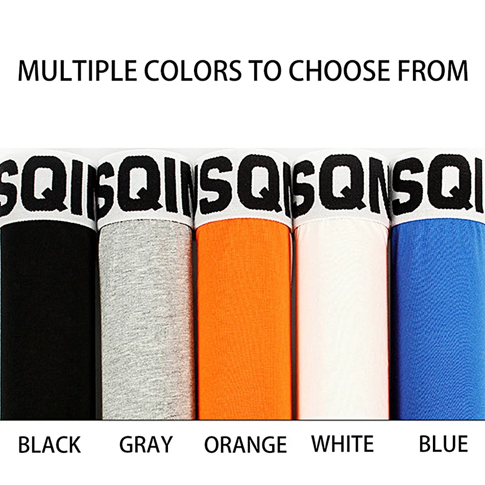 Трусы-шорты мужские из чистого хлопка износостойкие 4 шт./лот | Мужская одежда