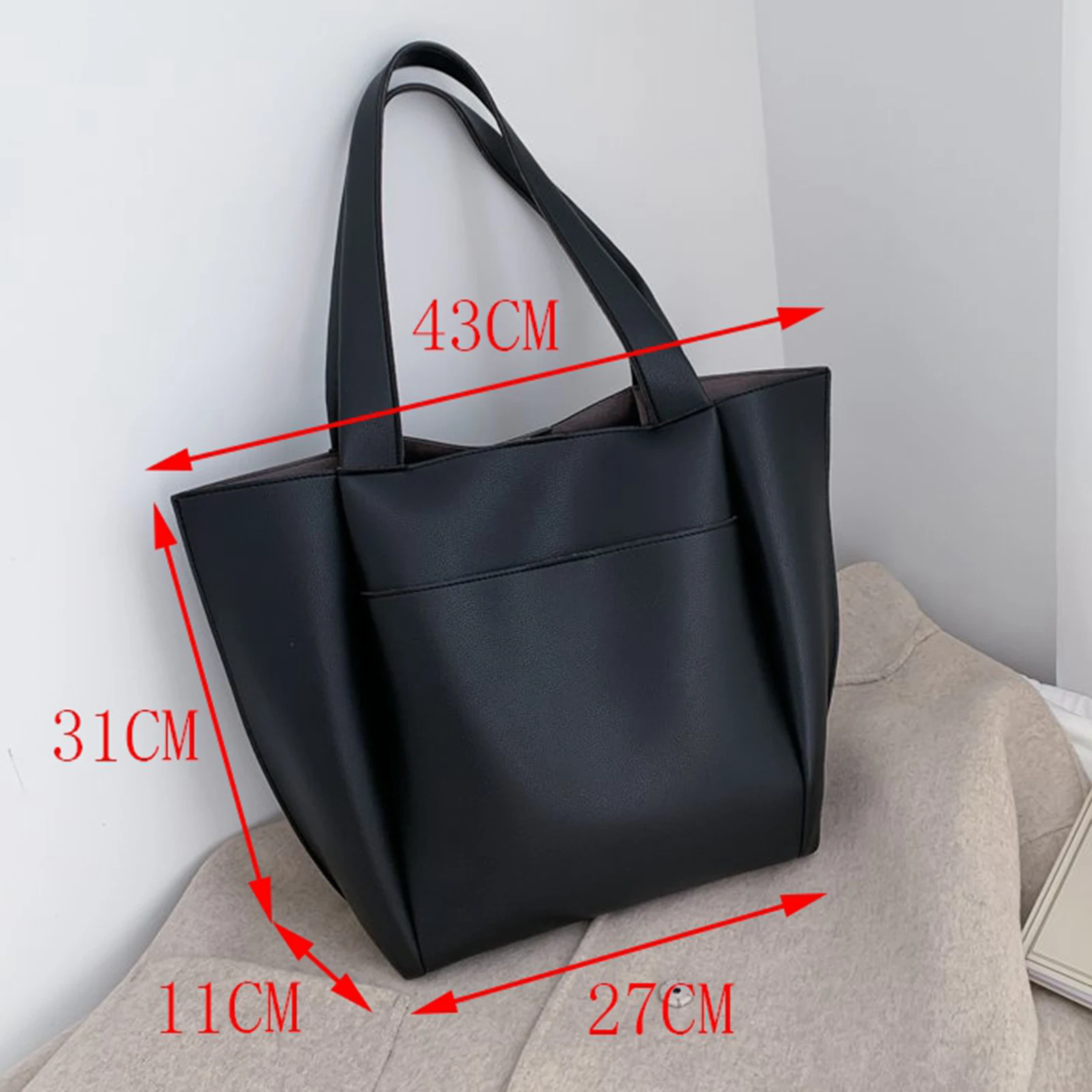 

Womens Fashion Handbag PU Leather Top Handle Tote Bag Shoulder Satchel Bag Purse