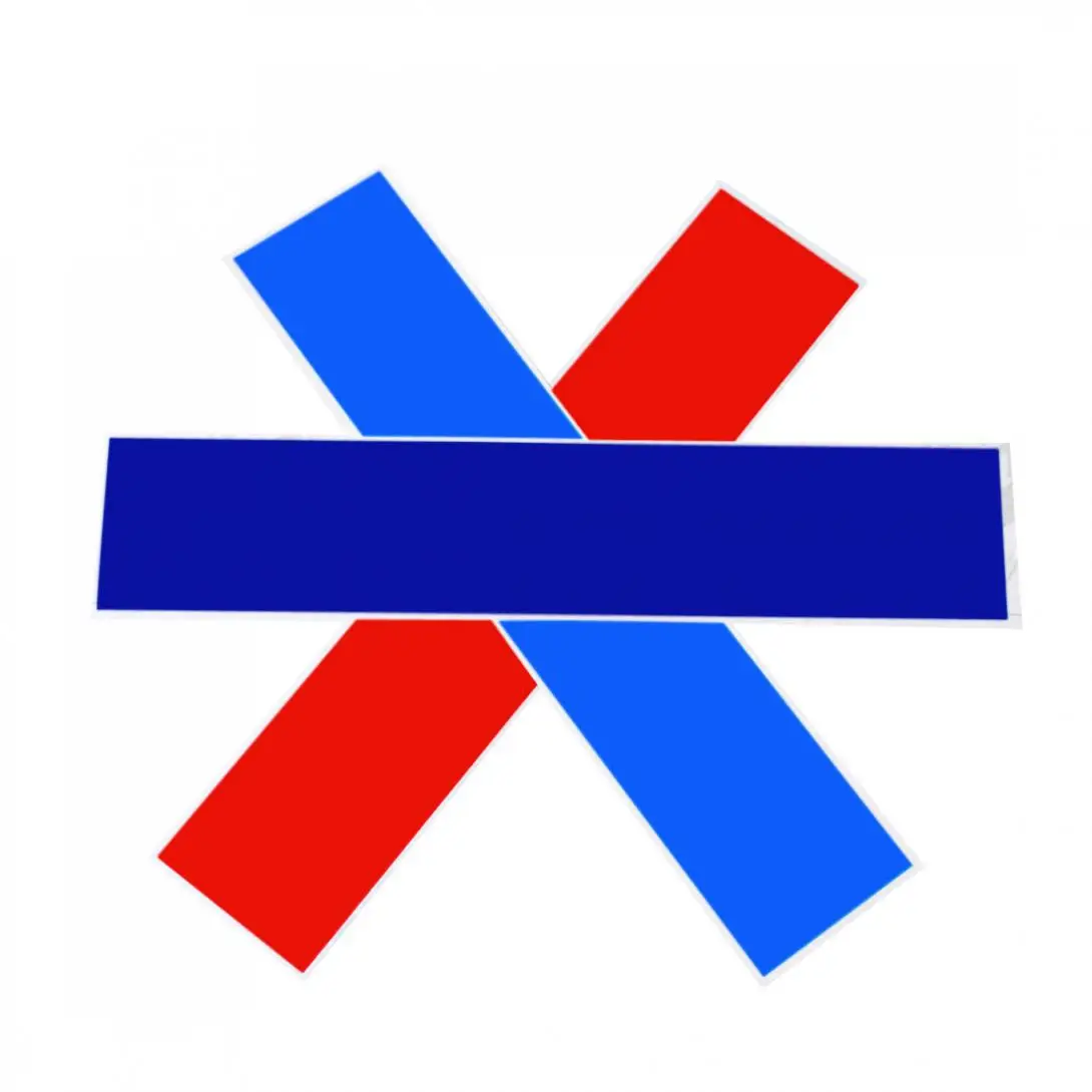 1 комплект ПВХ передняя решетка полосы наклейки м мощность спортивные для