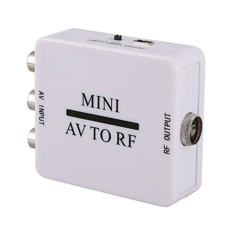 Оригинальный мини Rca Cvsb Av на радиочастотный адаптер 67 25 МГц 61 видео Аудио ТВ