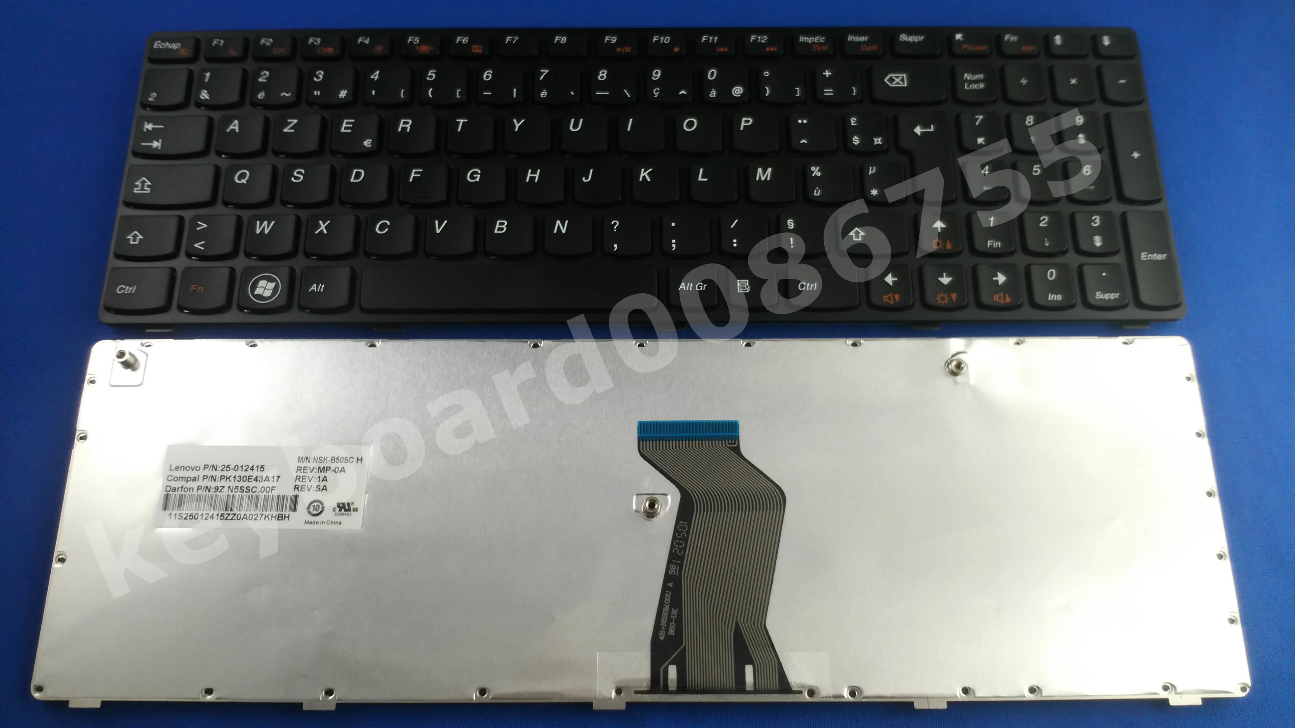 Новинка для Lenovo Ideapad Z560 Z565 Z560A Z565A G570 G575 G770 G780 FR Keyboard 25012415