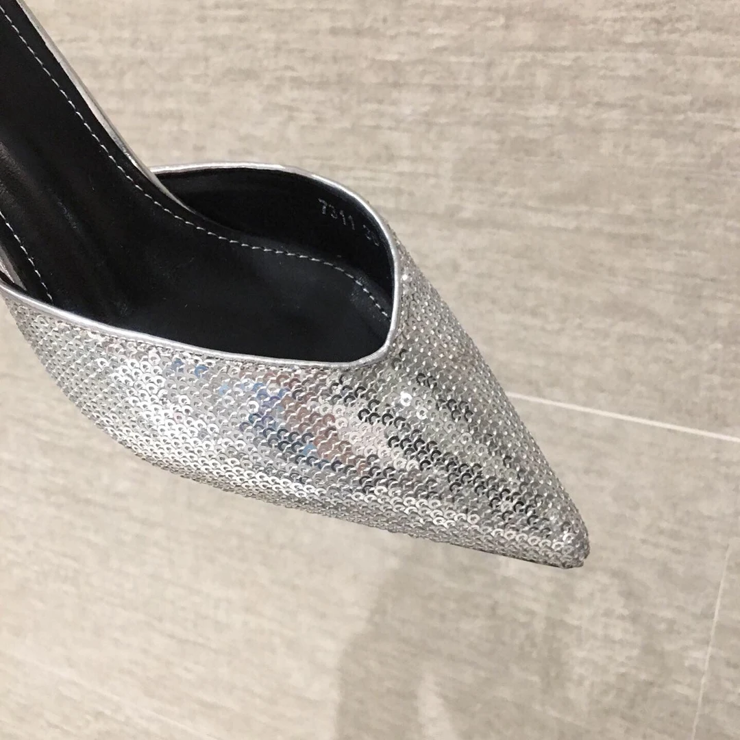 Обувь женские туфли-лодочки на высоком каблуке Новинка 2019 года шикарные