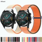 Ремешок 20 мм22 мм для часов Huawei, нейлоновый браслет для Samsung Gear S3 Galaxy watch 3 45 мм4 46 мм42 ммactive 2