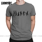 Мужская футболка из чистого хлопка с изображением миньонов глупой прогулки Monty Python's Flying Circle, футболки размера плюс