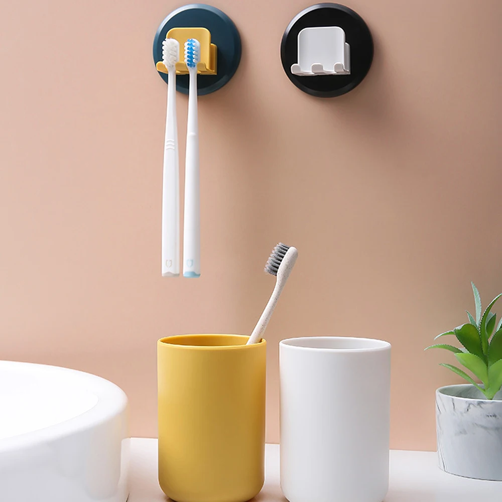 Настенная присоска для бритья и зубной щетки|Стаканы в ванную| |