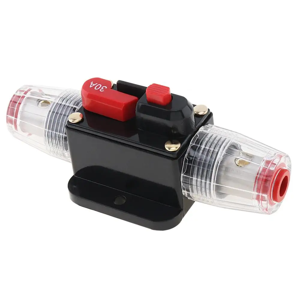 30A автомобильный аудио выключатель ручной переключатель сброса держатель