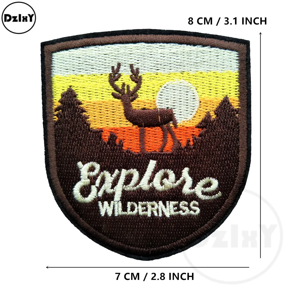 1 шт. нашивки лося для детской одежды железные Аппликации сделай сам полосы