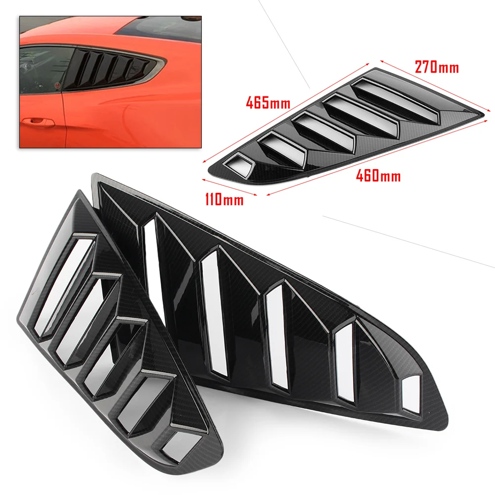 Углеродное волокно стиль GT Lambo автомобильные оконные жалюзи боковой ковш для Ford