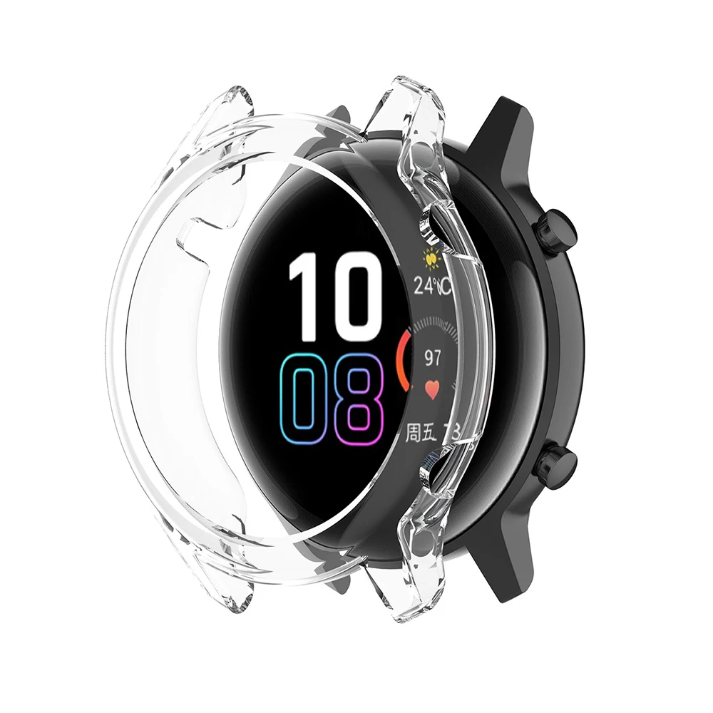 Защитный чехол для Huawei Honor Magic Watch 2 42 мм 46 высококачественный из ТПУ тонкий бампер