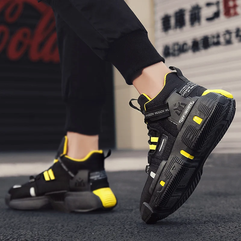 

Men's Sneakers Autumn Winter Breathable Catwalk Models Casual Old Shoes Men Mesh Retro Trend Mans Footwear Zapatillas Hombre