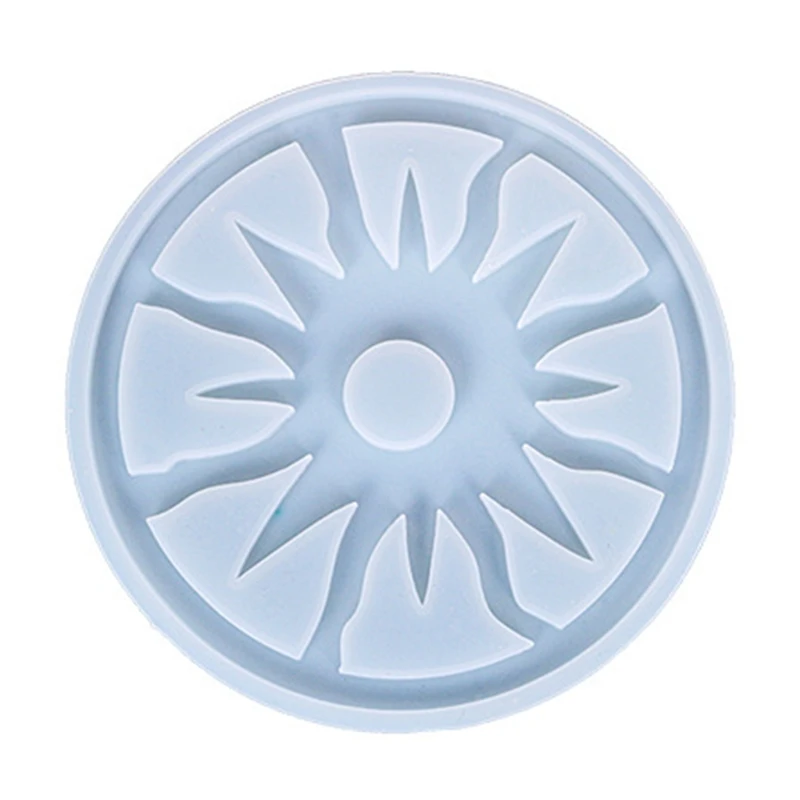 

Sun Placemat Epoxy Resin Mold Coaster Cup Mat Silicone Mould DIY Crafts Jewelry Home Decoration Casting Tool