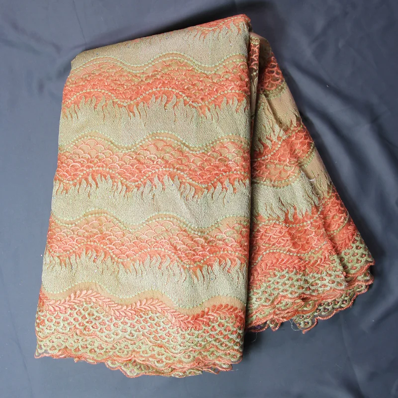 Нигерийская африканская кружевная ткань 5 ярдов высокое качество Африканский