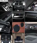 Для BMW X5 X6 E70 E71 карбоновое волокно Автомобильная интерьерная центральная консоль CD AD выход воздуха декоративная рамка, обшивка, накладка автомобильный Стайлинг 08-13