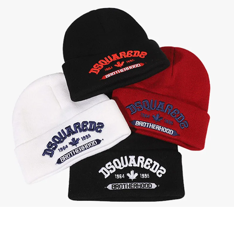 

Winter Hats New Beanies Knitted Hat Autumn Unisex Beanie Caps Warmer Bonnet Ladies Casual Cap