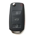 Чехол для автомобильного ключа 5K0837202AD, 3 кнопки, складной