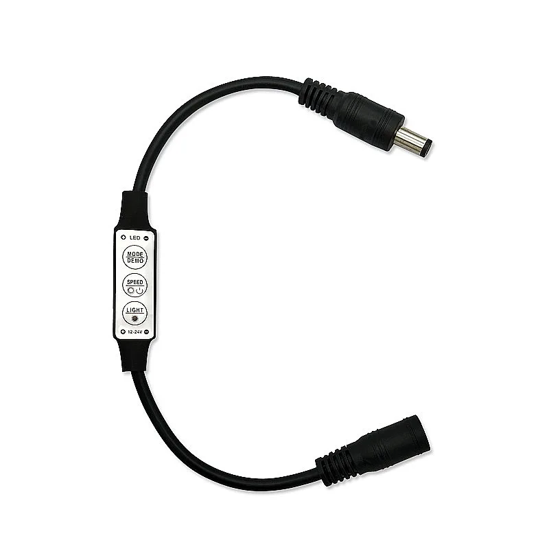 Светодиодная лента с 3 кнопками 5 В 24 контроллер регулировкой яркости диммер для