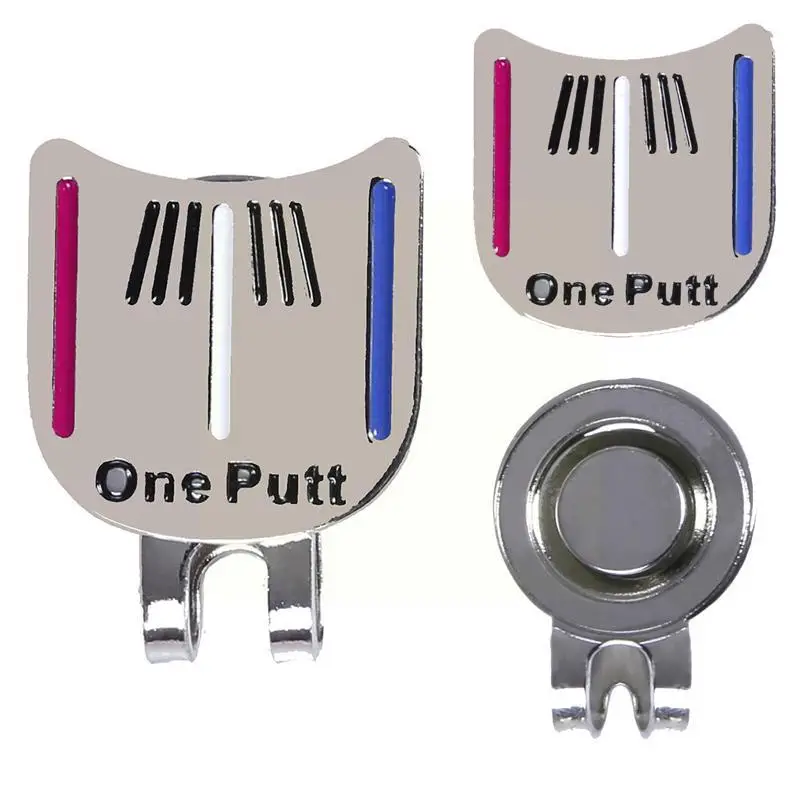 

Golf Ball Marker Hat Clip With Magnet Ball Mark One Golf Alignment Putting Drop Putt Cap Clips Aiming Ship I8f0