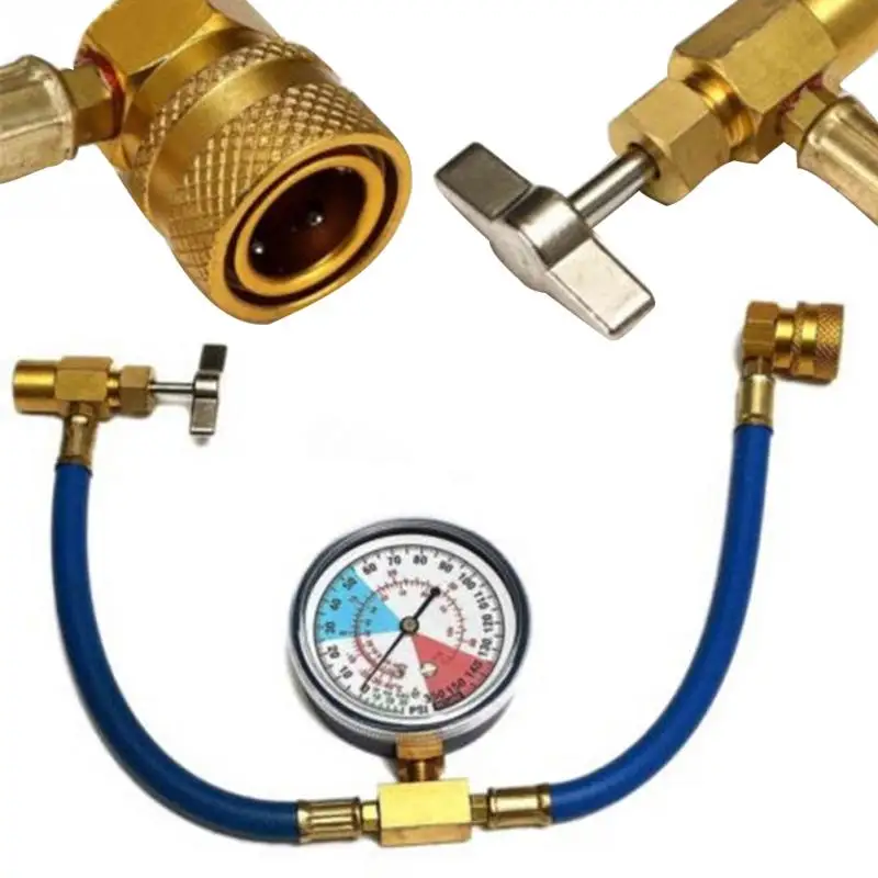 Авто кондиционер хладагент R134A новый шланг флуоресцентные защитные очки точный