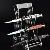 acrylic knife display stand outdoor tool display knife holder frame exhibition tool holder storage edc tool display stand