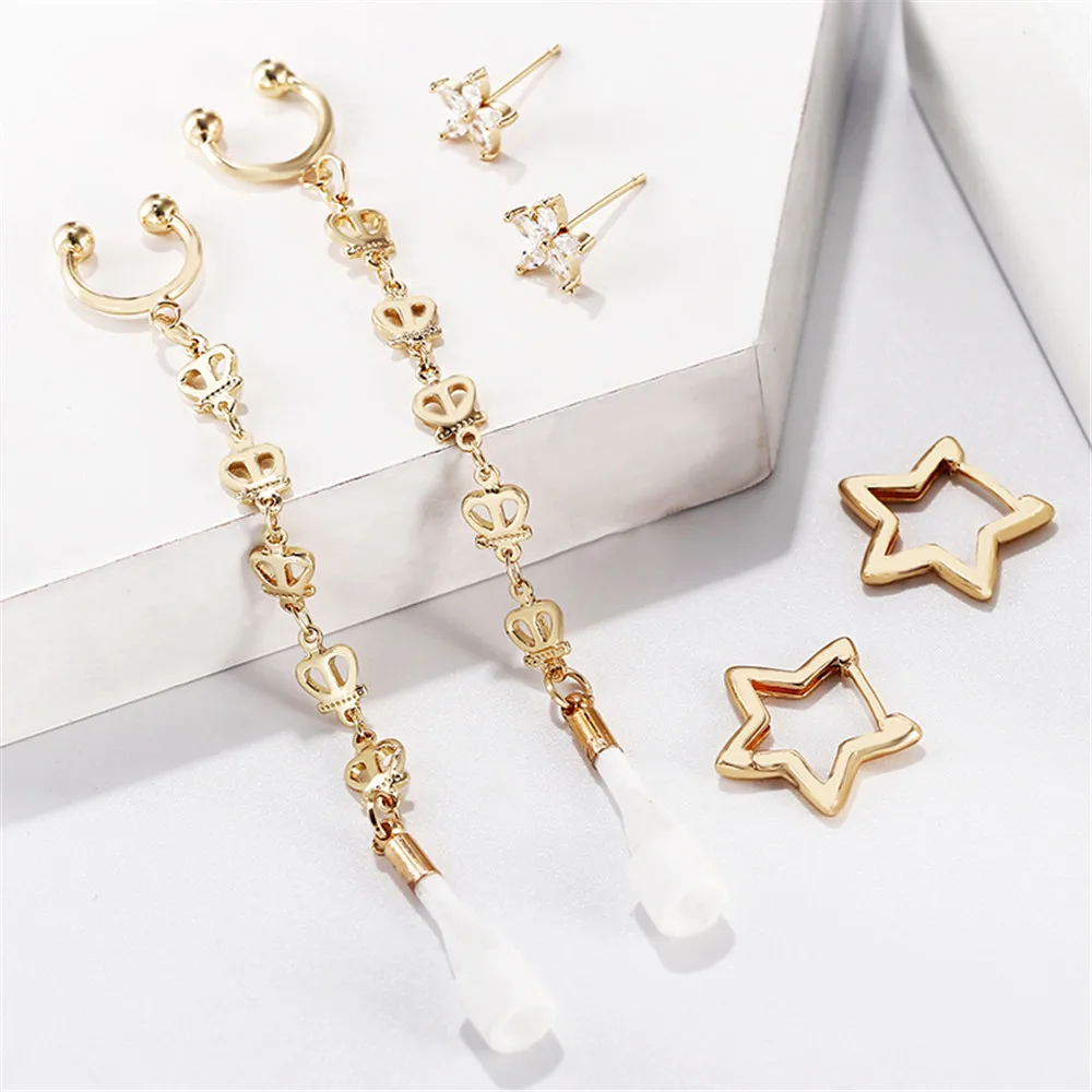 Серьги клипсы унисекс с защитой от потери спортивные зажимы для наушников Apple