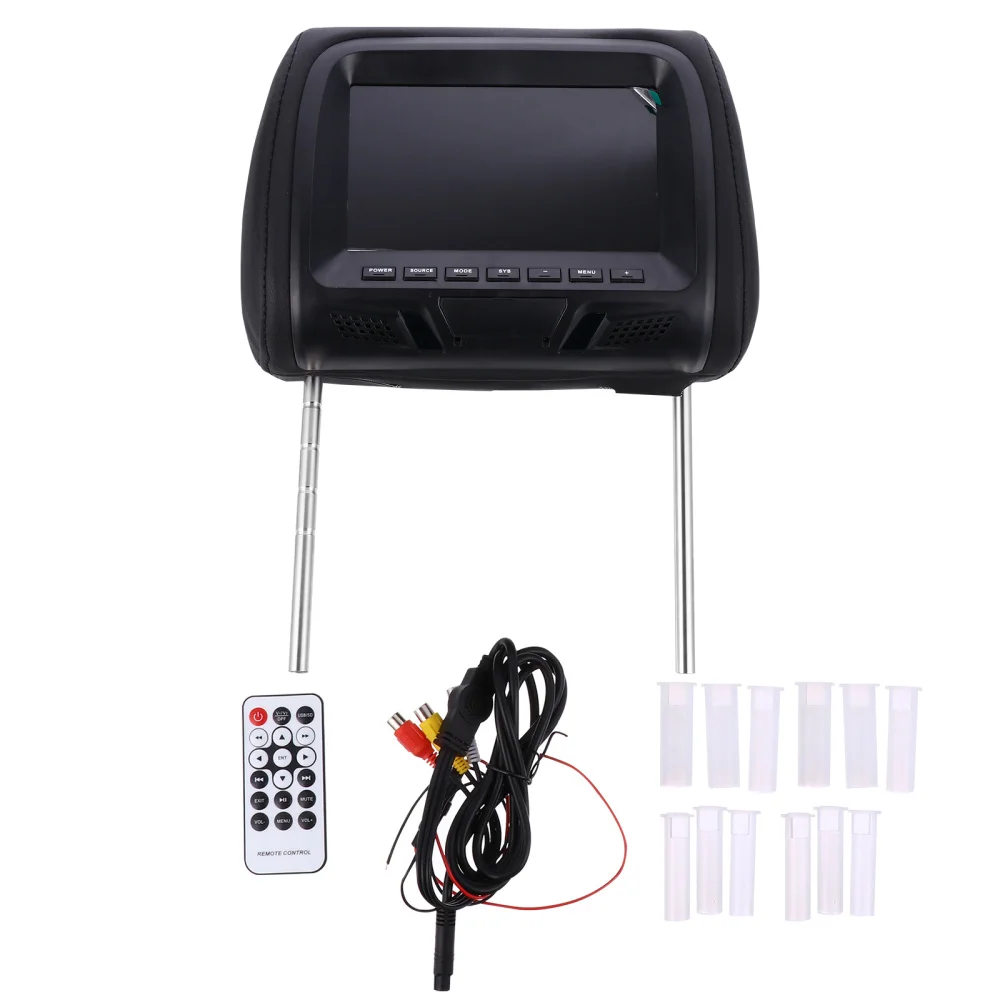 

Car MP5 Display Screen 7-inch Headrest LCD Monitor Back Seat Video Player