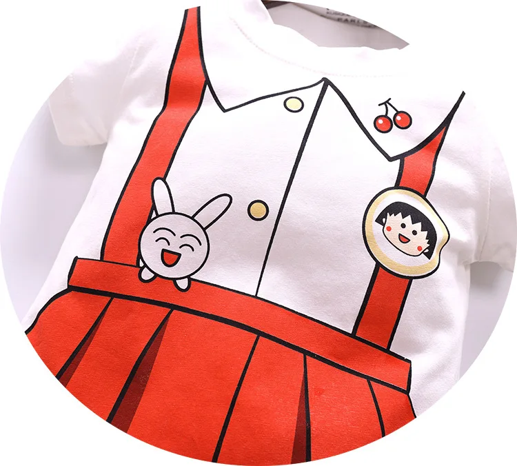 Платье для маленьких девочек с принтом новинка летнее хлопковое детское платье