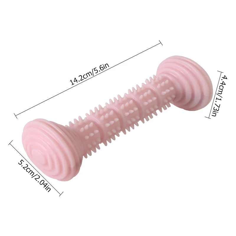 

Pet Chew Toys Bite Resistant Rubber Stick Cat Puppy Teeth Cleaning Toothbrush Dogs Food Dispensing Training Interactive Toy