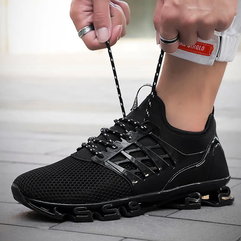 Большой Размеры 39–46 Для мужчин женщин кроссовки из дышащего материала для бега