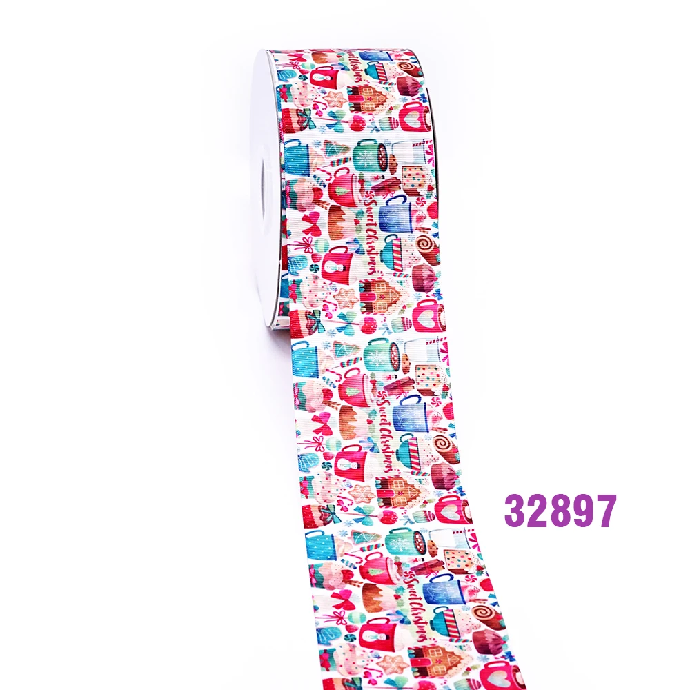 Новое поступление ленты аксессуары для волос ленты 10 ярдов печатные корсажные ленты 32593
