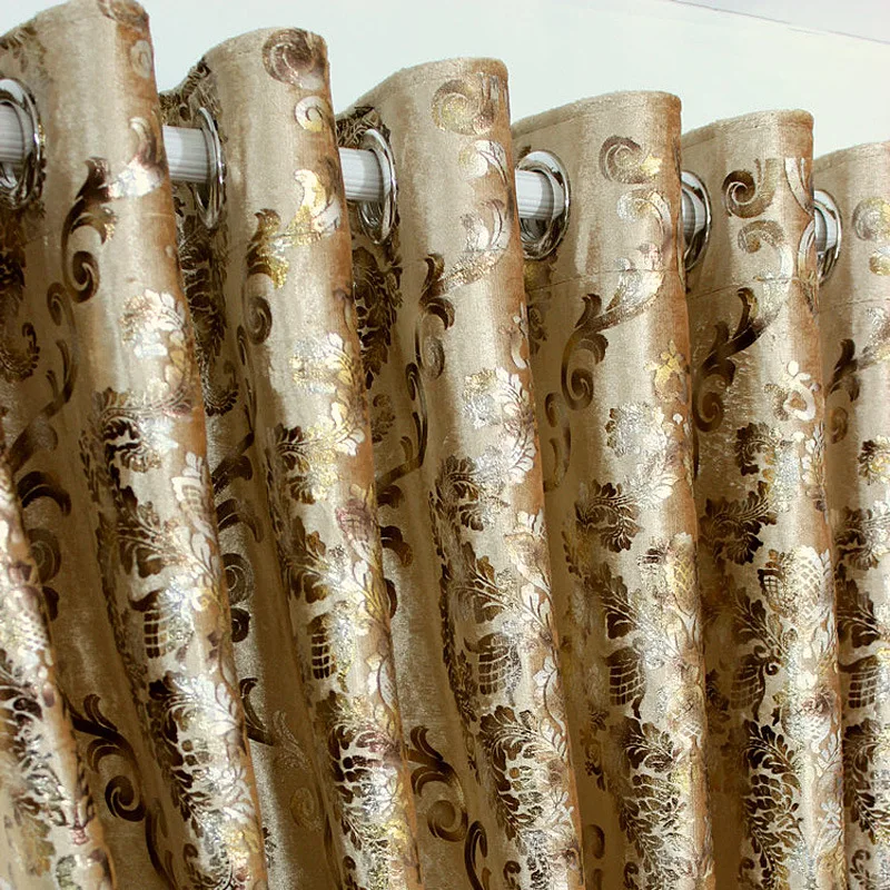 Роскошные европейские занавески для гостиной бархатные шторы прозрачные