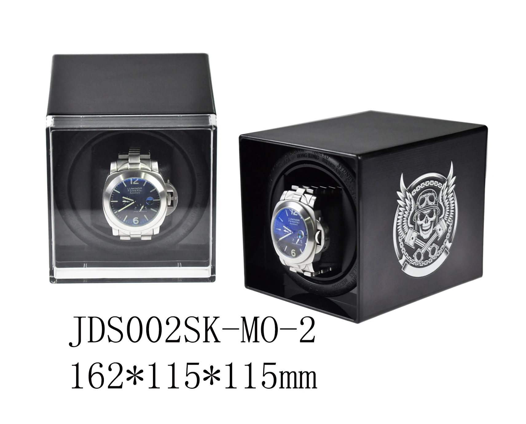 

National flag USB Power Supply Mechanical Watch Winding Box Case Motor Shaker Mini Watch Winder Holder Display Jewelry Storage